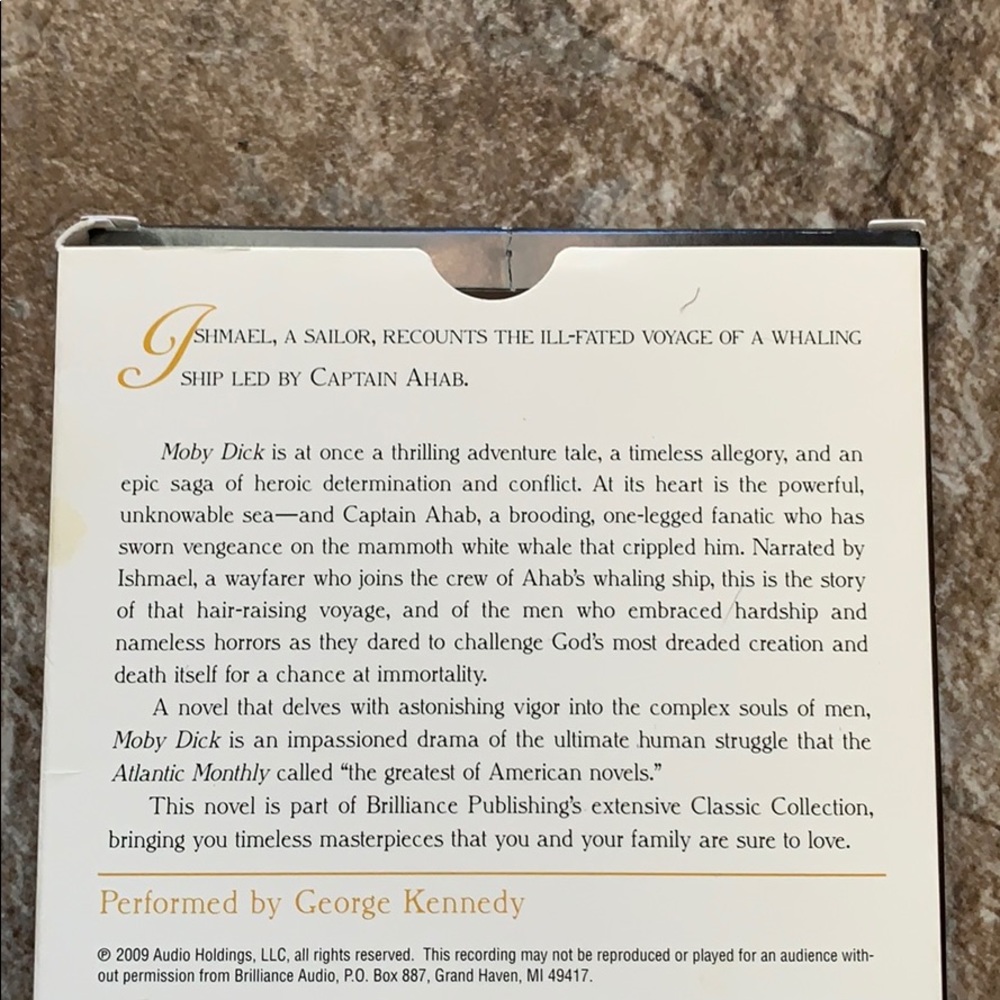 Moby Dick Audio book - Picture 2 of 2